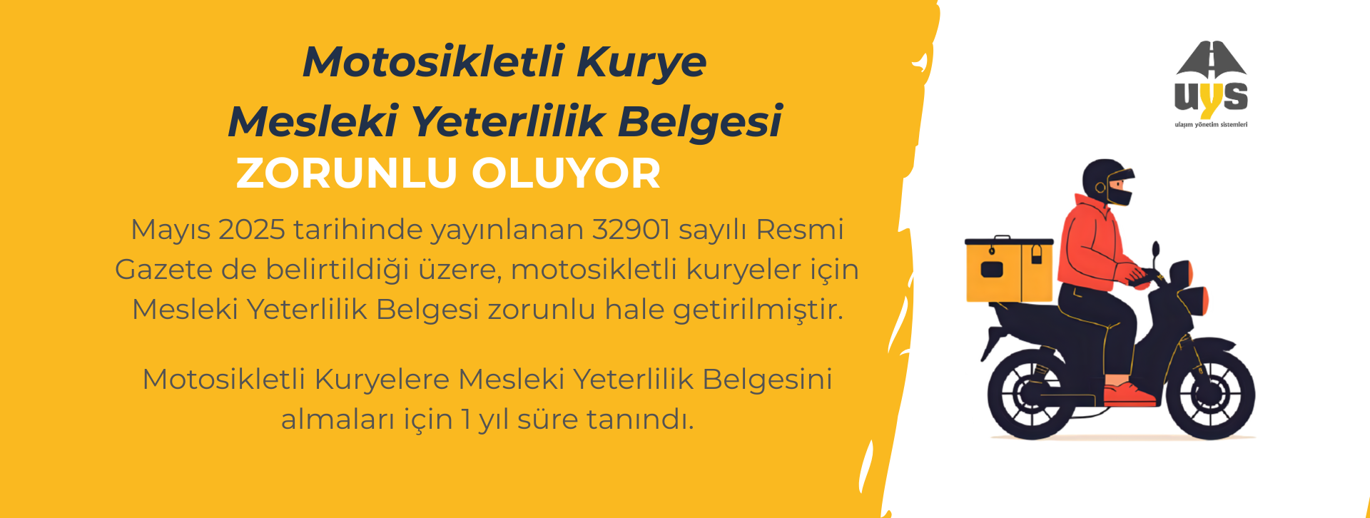 Motosikletli Kurye-Haber